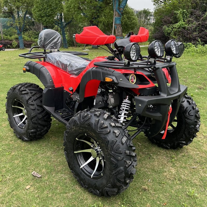 All-terrain mountain bike two-person snow and land four-wheel motorcycle off-road mountain patrol vehicle