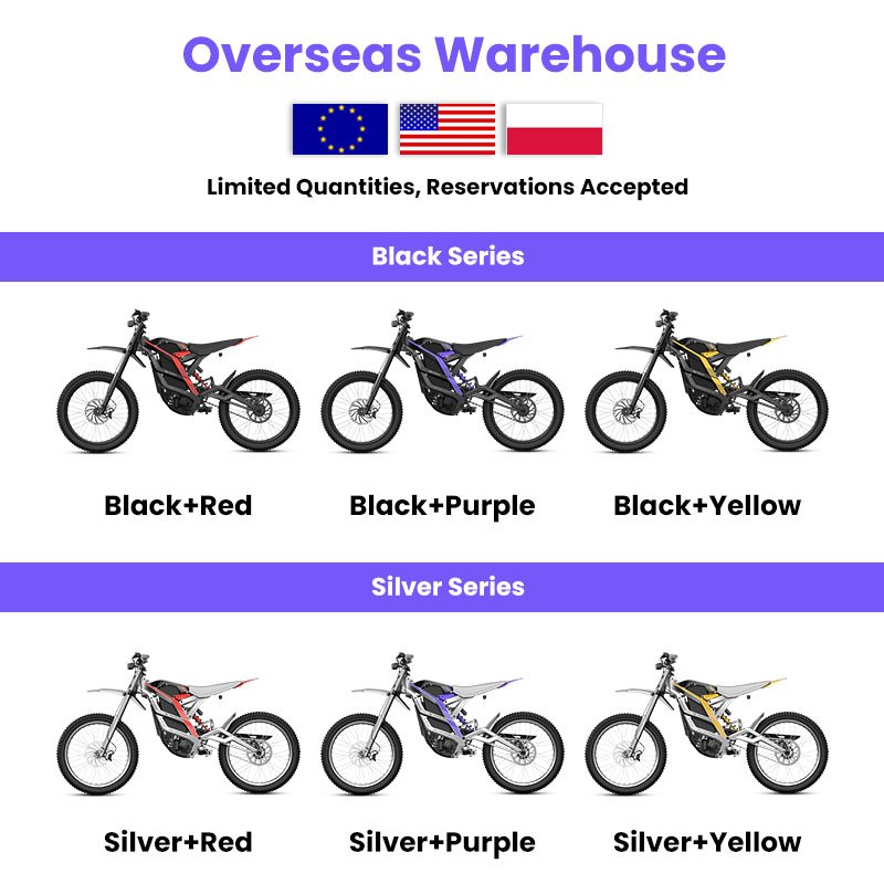 79Bike Falcon M Dirt Bike Electric 8000W 410N.M 72V Hybrid Brakes Electric Dirt Bike Adult Enduro Motorcycle Moped Electric Bike