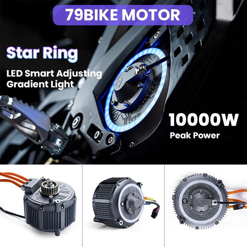 79Bike Falcon M Dirt Bike Electric 8000W 410N.M 72V Hybrid Brakes Electric Dirt Bike Adult Enduro Motorcycle Moped Electric Bike
