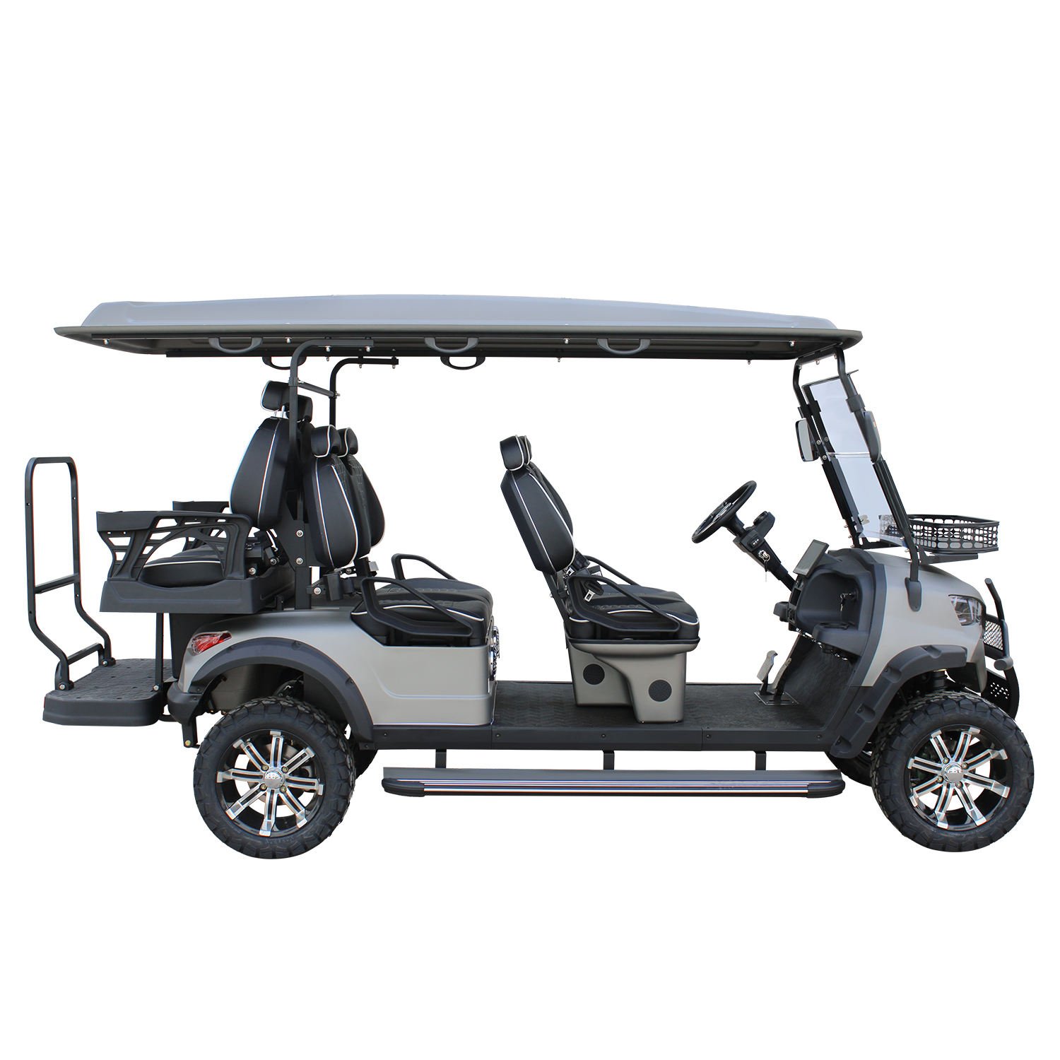 6 Seater Offroad Tires Road Legal Electric Golf Cart Offroad Hunting Cart New Wholesale Club Car