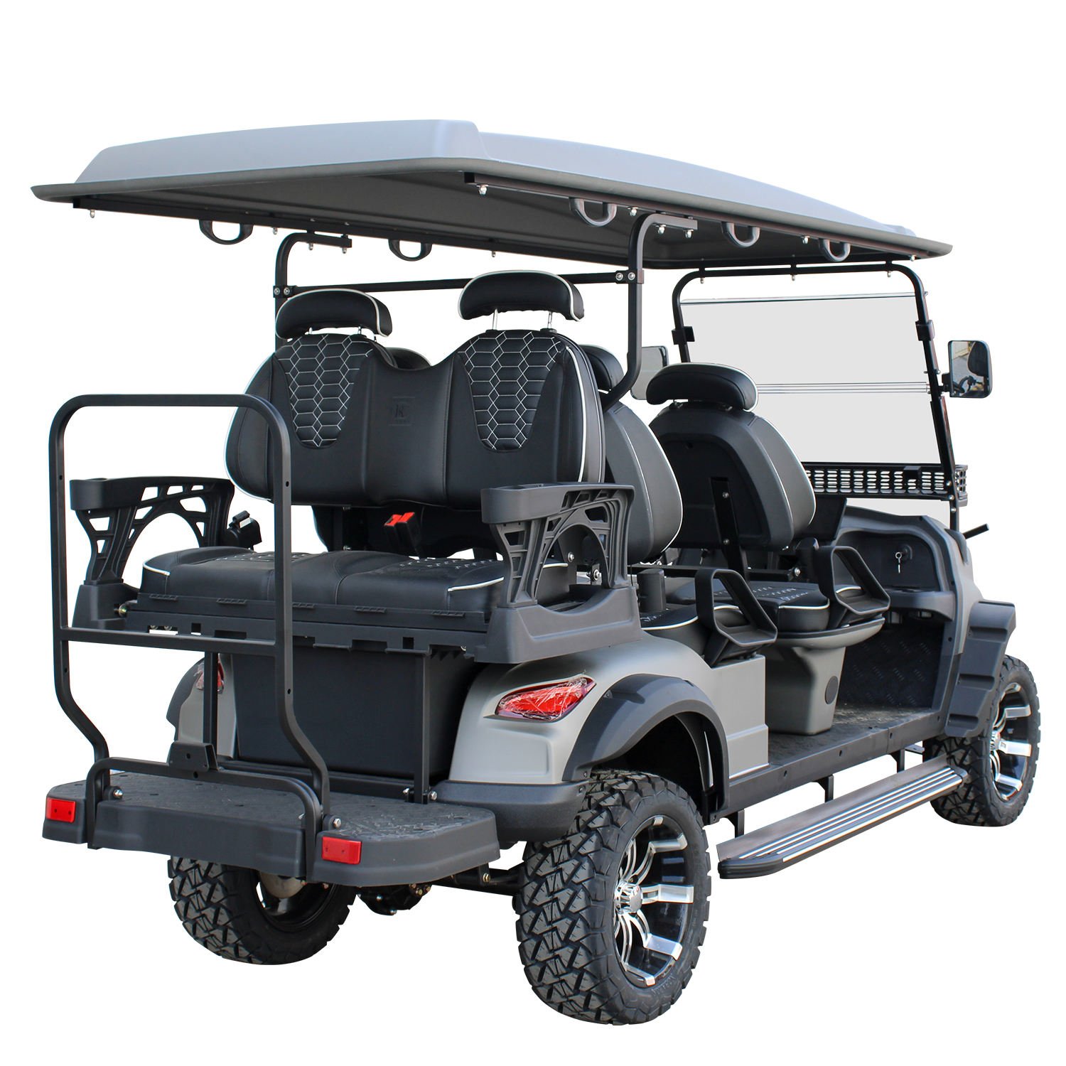6 Seater Offroad Tires Road Legal Electric Golf Cart Offroad Hunting Cart New Wholesale Club Car