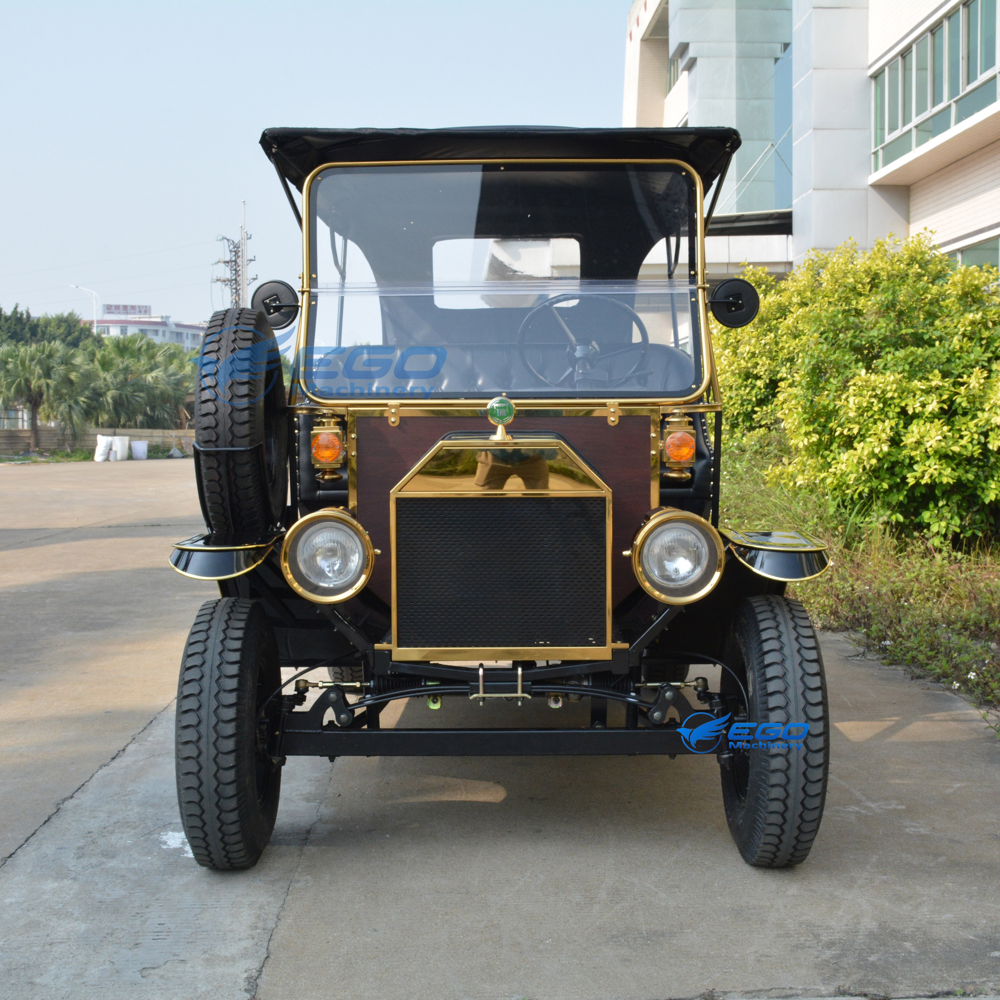 Electric Classic Cars Original Street Legal Black Sightseeing Wedding Classic Cars 2024 China High Quality Custom Retro
