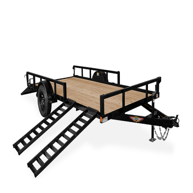 Guide Gear Cargo Utility Trailer, Heavy Duty Carts with Wheels, ATV Carrier