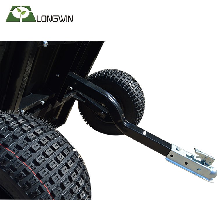 Heavy duty utility garden plastic atv trailer
