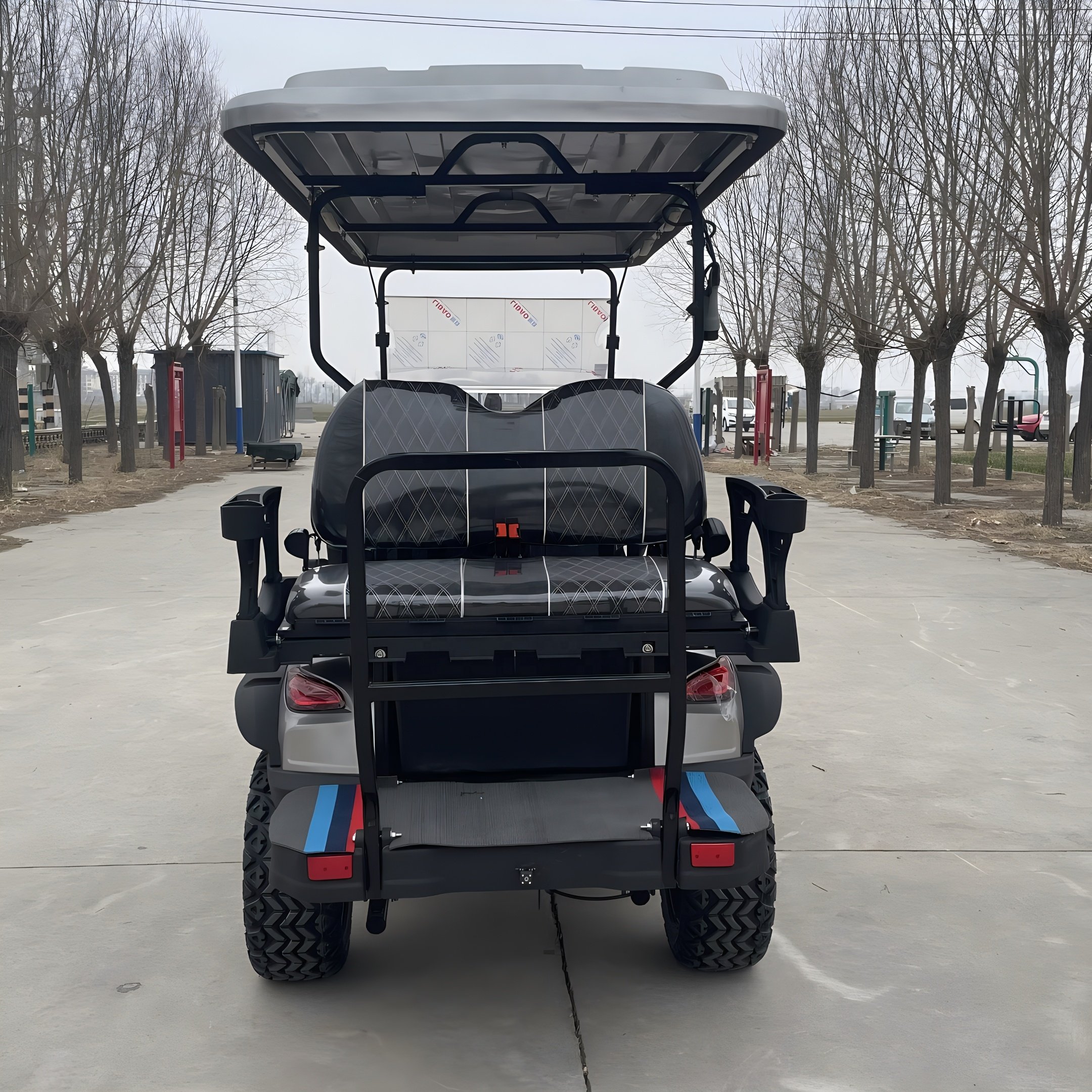 High Quality 4-Seater Mini Golf Cart Electric Tourism Sports Buggy with 8 Passeneger Capacity EEC/Dot Certified