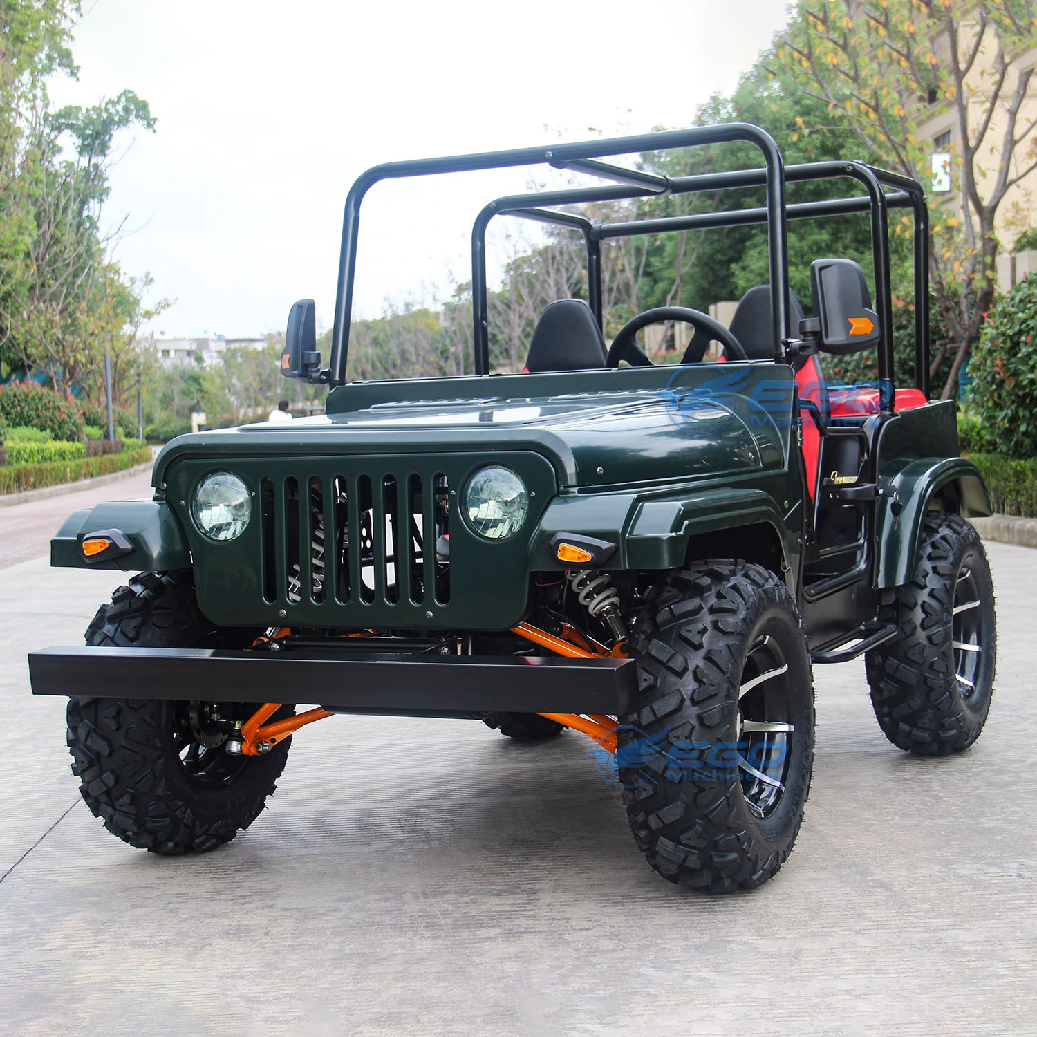 Mini Jeep New Energy Vehicle Electric Gasoline Powered Street Legal 250cc Buggy Adultos Kids Willys Small Jeep
