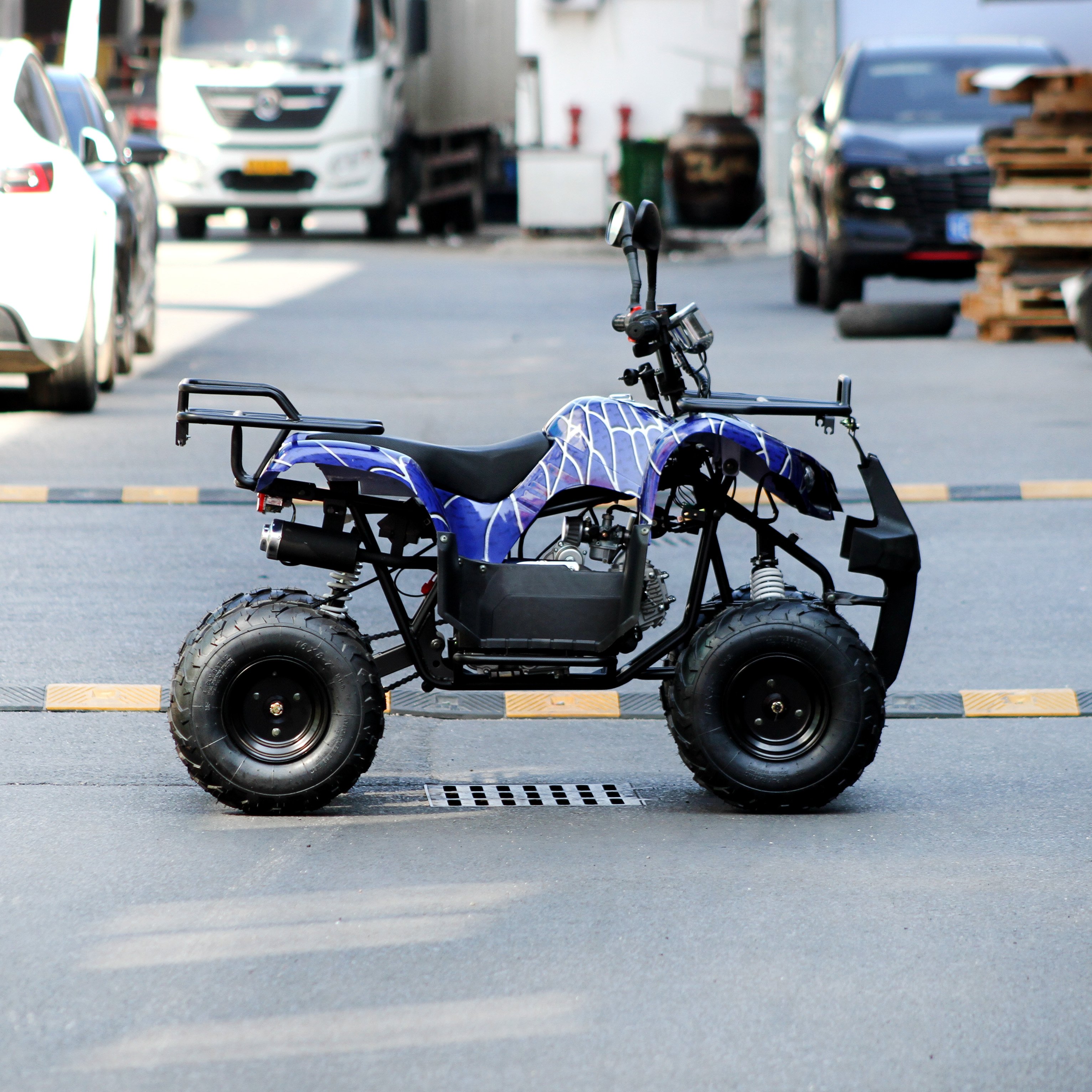 Chinese factory designs 110cc electric start 4-stroke chain drive 16*8-7 tires recreational entertainment children's ATV