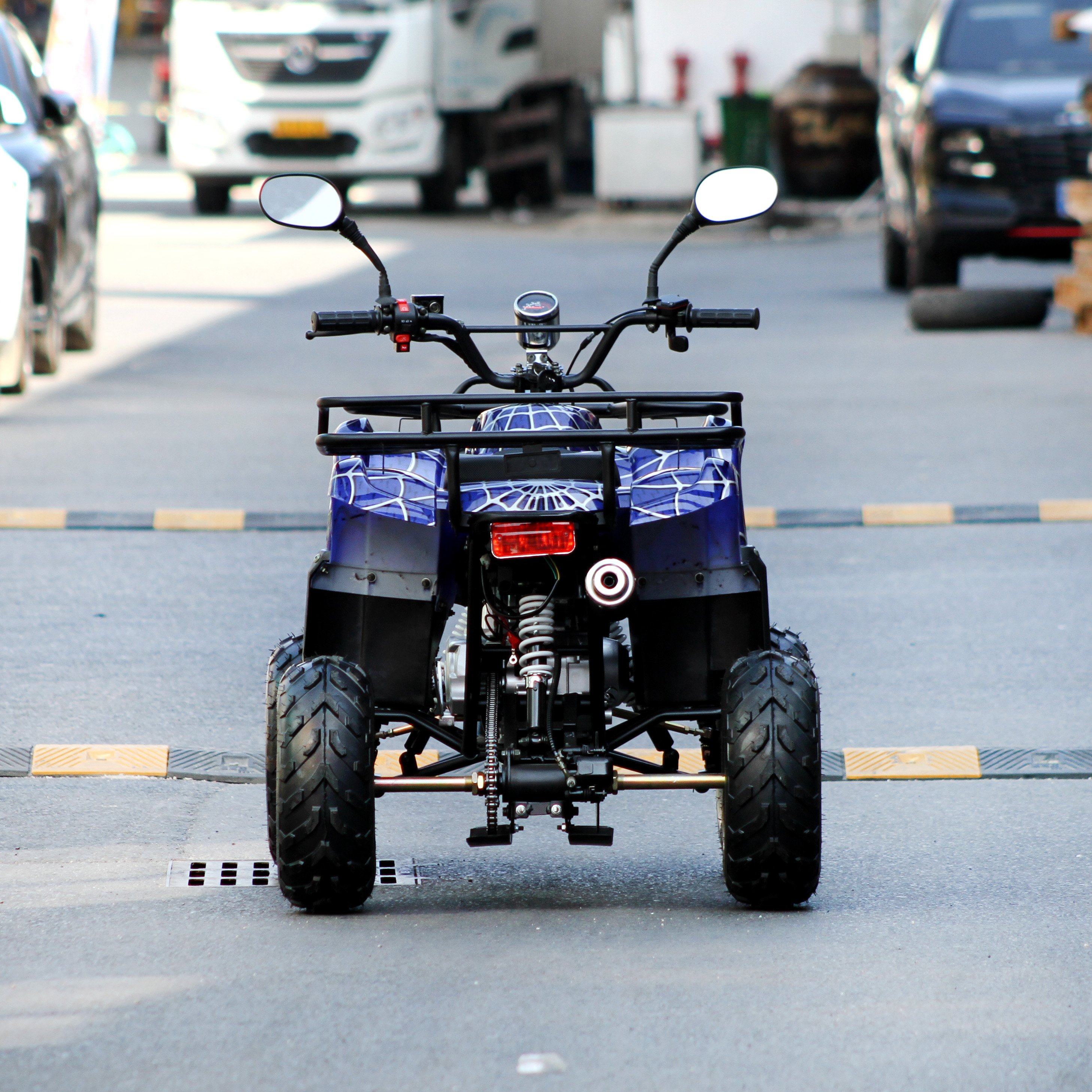 Chinese factory designs 110cc electric start 4-stroke chain drive 16*8-7 tires recreational entertainment children's ATV