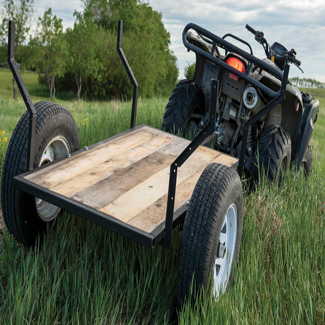 Good Quality ATV Trailers Container Flatbed Truck Trailer 3 Axle 40ft Steel Low Bed Truck Trailer for Saudi Arabia
