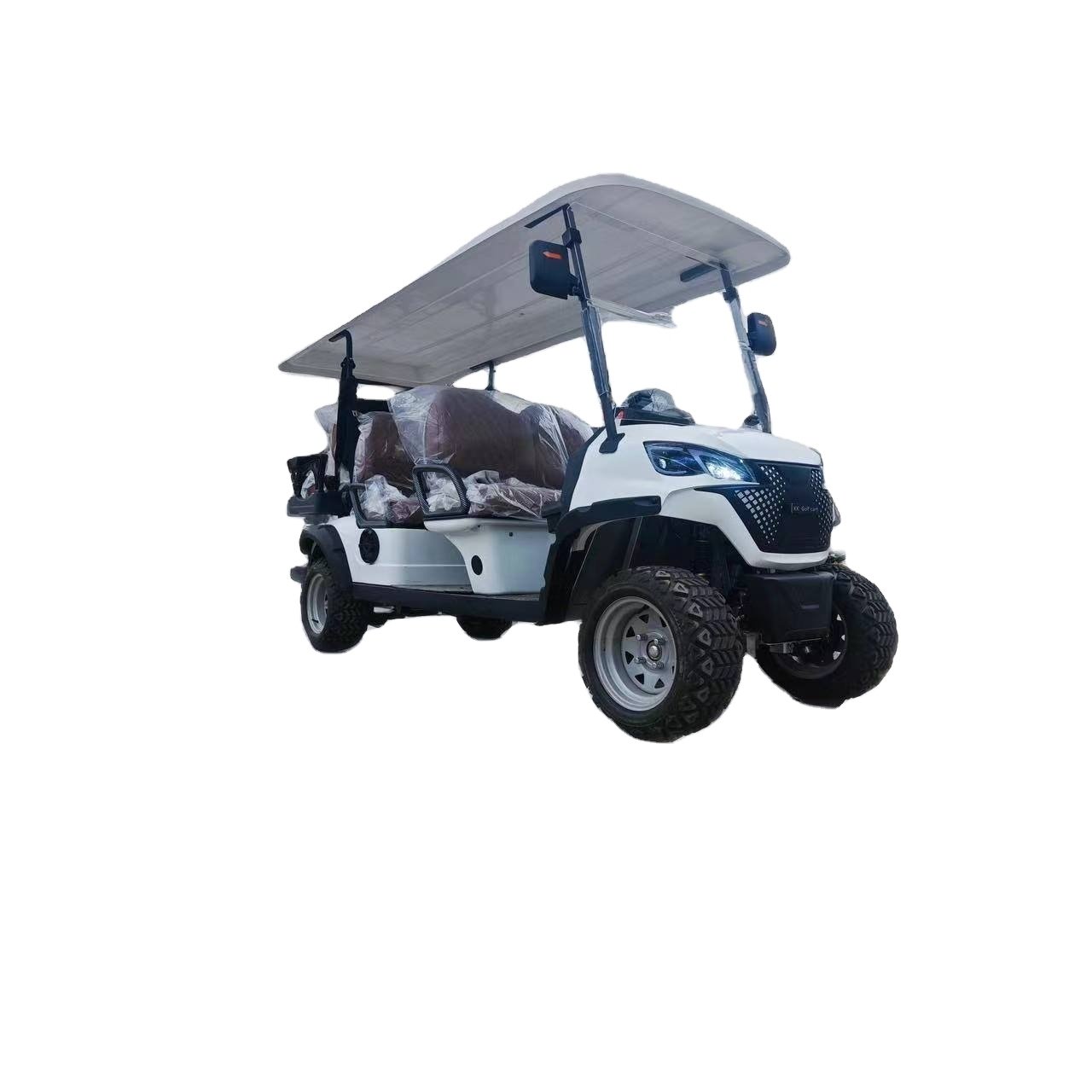 4+2=6 seats electric off road golf carts 60 V 115 AH lithium battery support new hunting vehicle advanced fair attender ATV