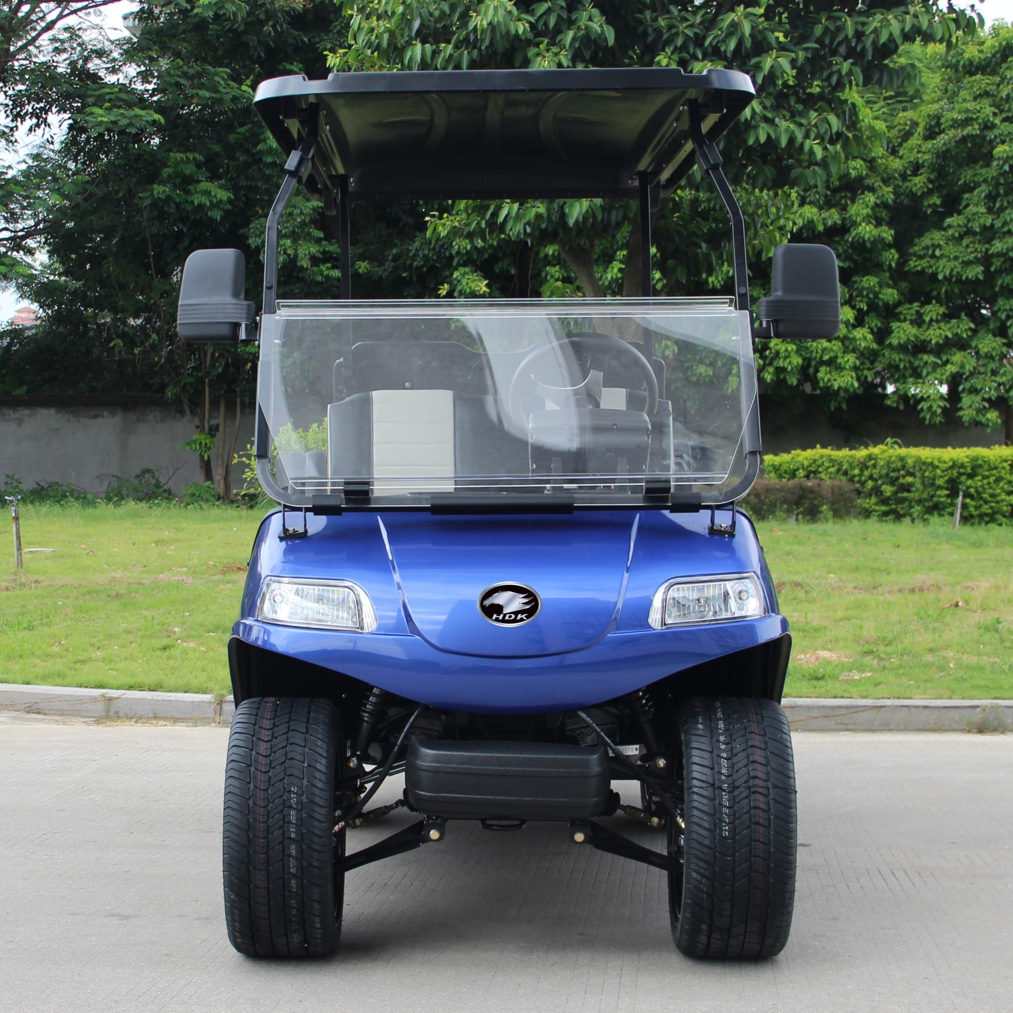 HDK Luxury 4 seats New Electric 48V EEC LSVs Off-road Low Speed Vehicle Cheap 4 Seater CE Car Price Electric Golf Cart