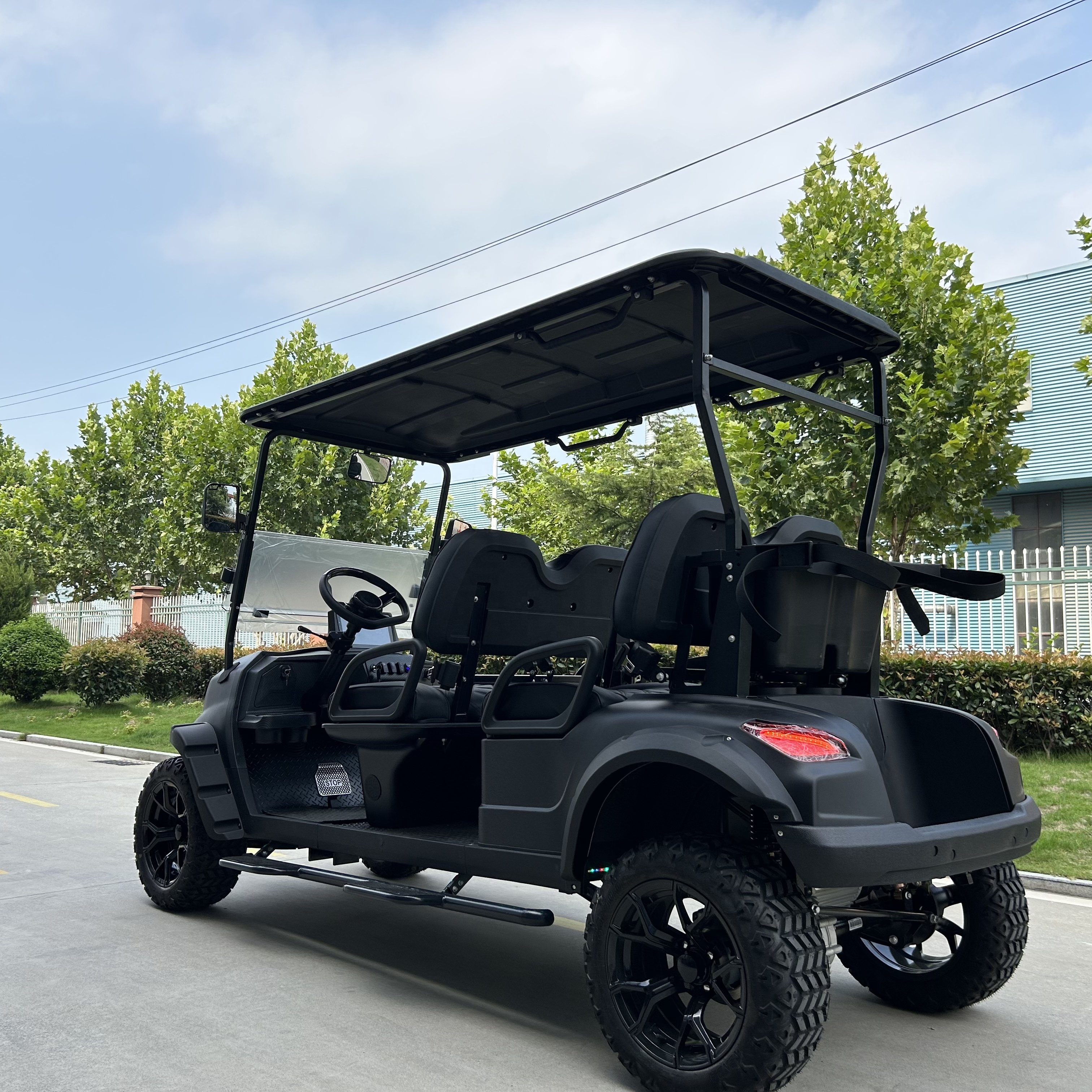 China Manufacture 4 Stroke Engine Golf Carts Farm Used Electric Car Lithium Battery