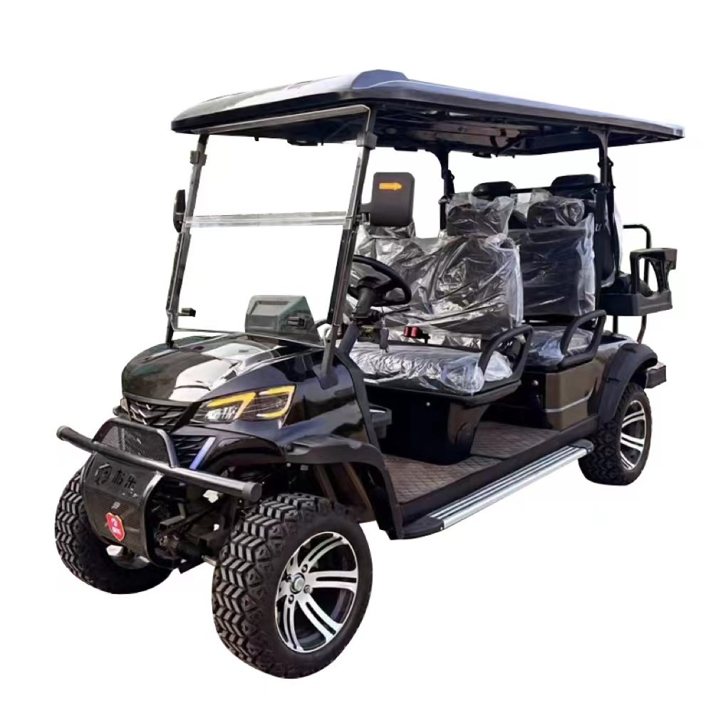 Trade Assurance Golf Cart Utility Model 6 Seaters 4 Wheel Electric Club Car Golf Cart