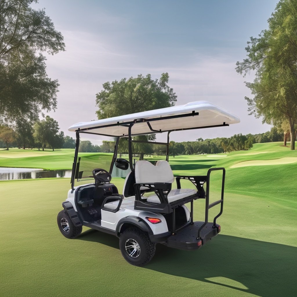 Chinese Factory 4-Seater 48V115AH Lithium Battery Electric Golf Cart Street Legal Mobility Scooter