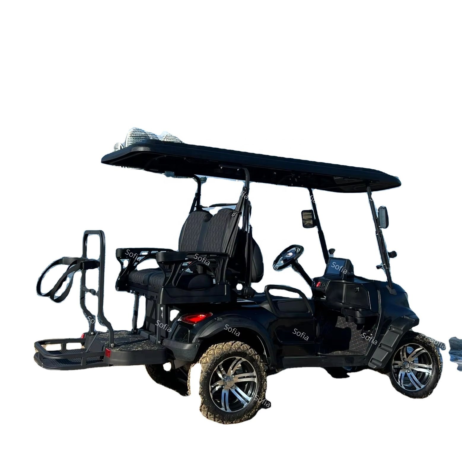 Chinese Factory 4-Seater 48V115AH Lithium Battery Electric Golf Cart Street Legal Mobility Scooter