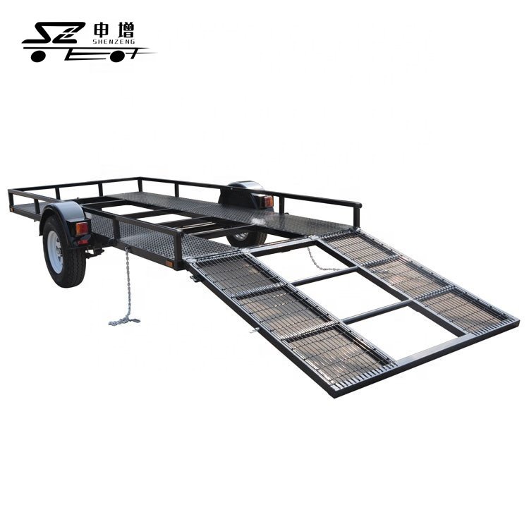 Low Platform Trailer Car Trailer Use ATV UTV Utility Trailer