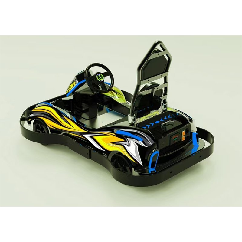 24V Battery Powered Fast Drifting Go Kart For Kids Two 300W Motors 8mph Circling Speed Condition New
