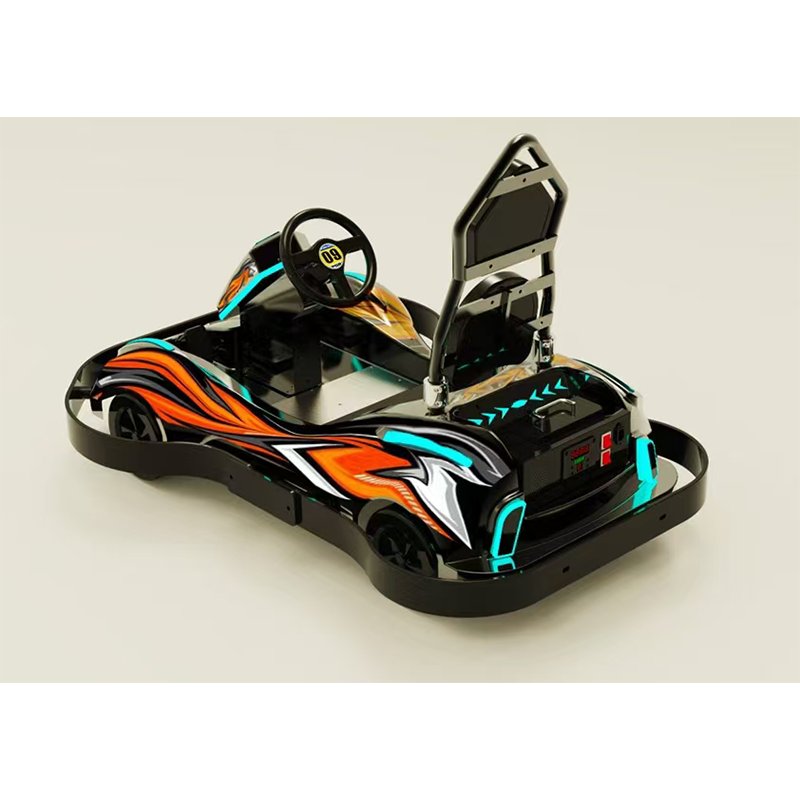 24V Battery Powered Fast Drifting Go Kart For Kids Two 300W Motors 8mph Circling Speed Condition New