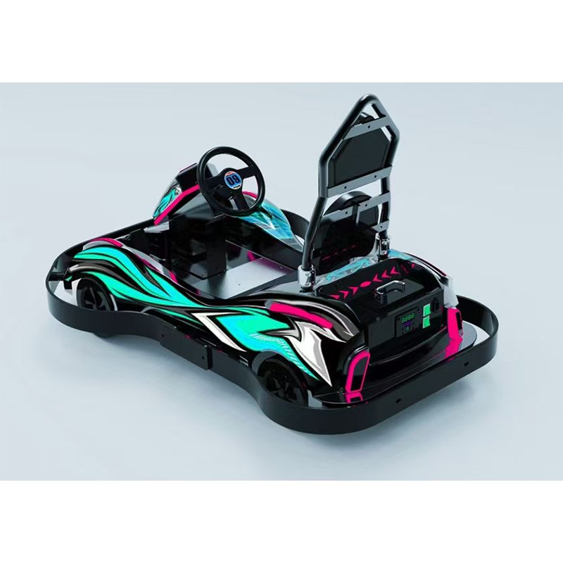 24V Battery Powered Fast Drifting Go Kart For Kids Two 300W Motors 8mph Circling Speed Condition New