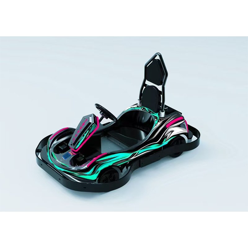 24V Battery Powered Fast Drifting Go Kart For Kids Two 300W Motors 8mph Circling Speed Condition New