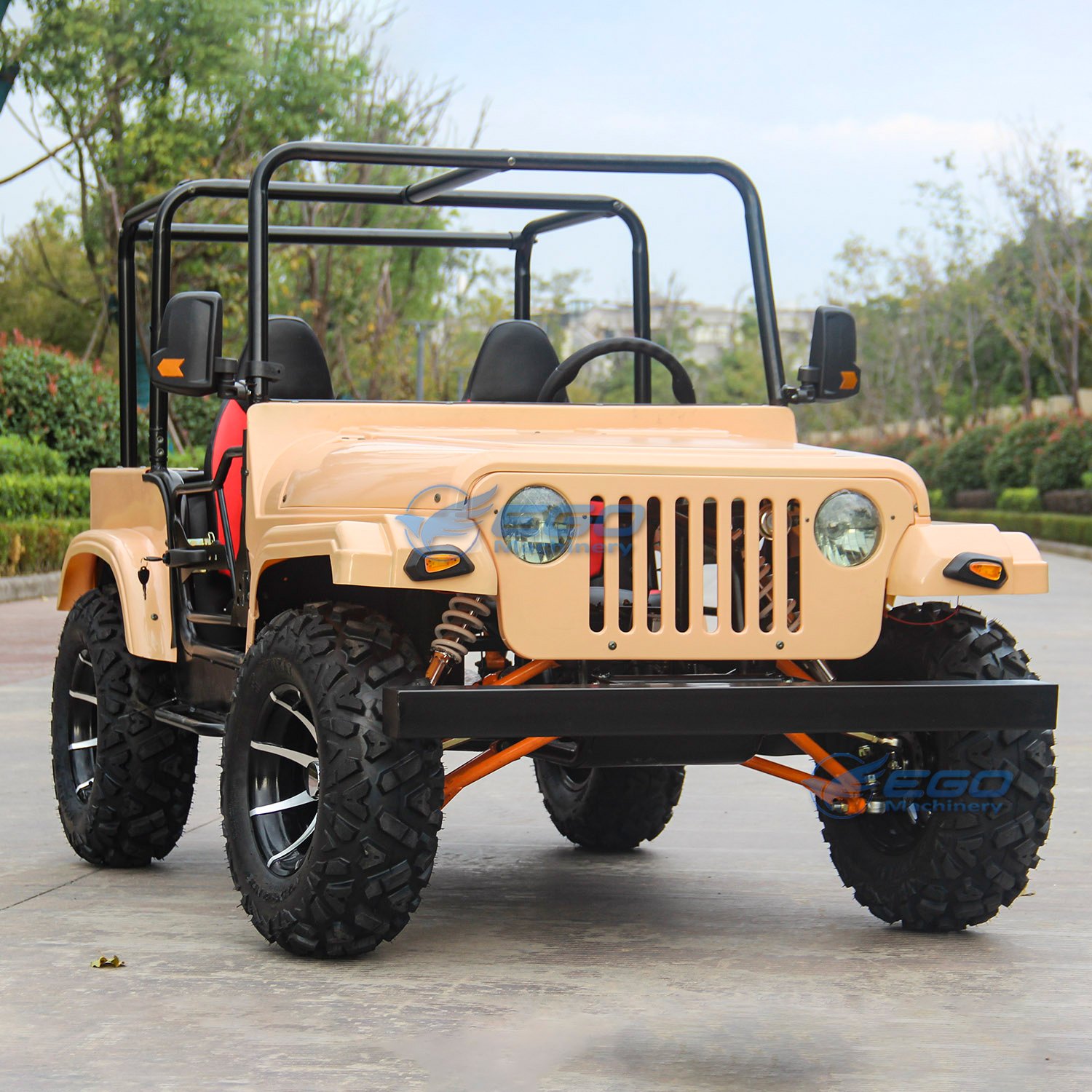 Genuine Mini Jeep 250cc 300cc 350cc Car Off-Road Motorcycles Kart Go Quad Bikes Moto 250cc 300cc Electric/Gasoline