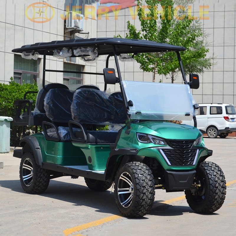 2024 Hot Selling 48V Customized 4 Seater Side By Side 4*4 UTV Electric Golf Buggy Cart With Legal Lithium Battery