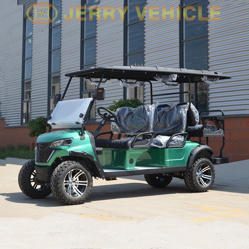 2024 Hot Selling 48V Customized 4 Seater Side By Side 4*4 UTV Electric Golf Buggy Cart With Legal Lithium Battery
