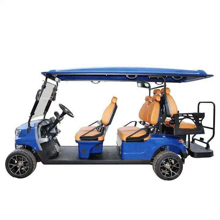 Brand New 2024 2+2 Seater Powerful 4 Wheel Electric Golf Cart Street Legal Golf Cart Quality Lithium Battery Mobility Scooter