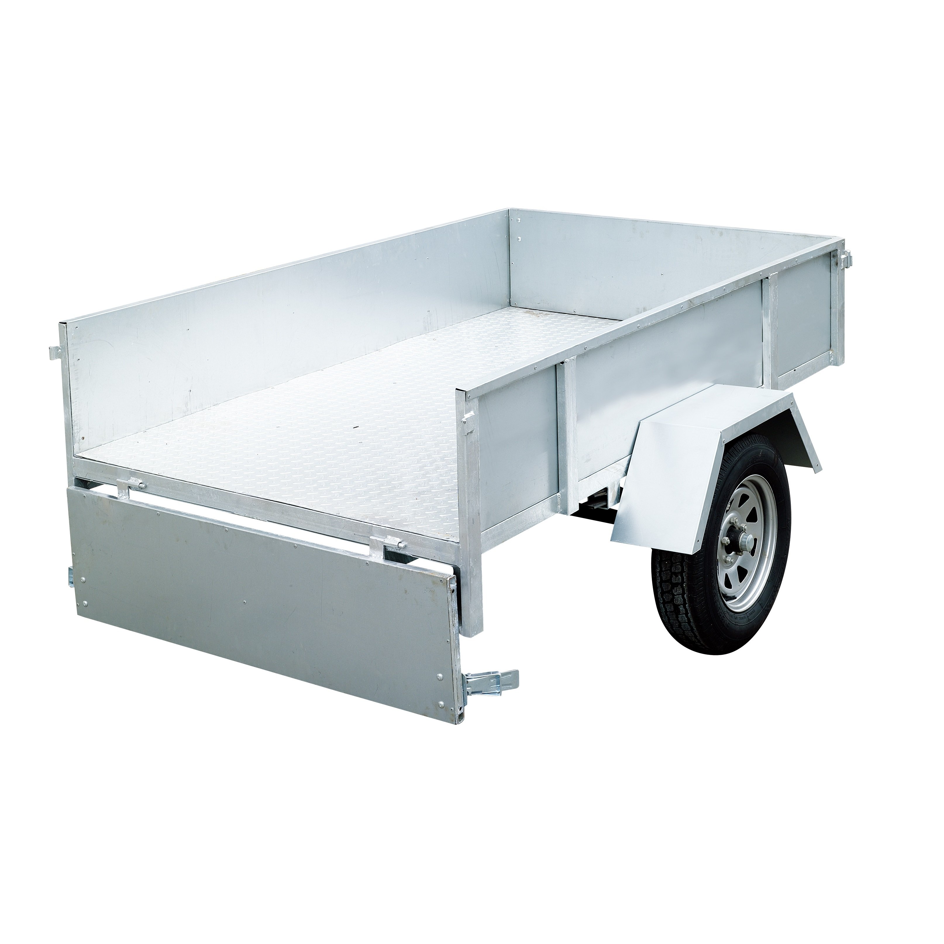Heavy Duty Garden Trailer Lawn Dumping Steel Trailer ATV/UTV use trailer For Sale