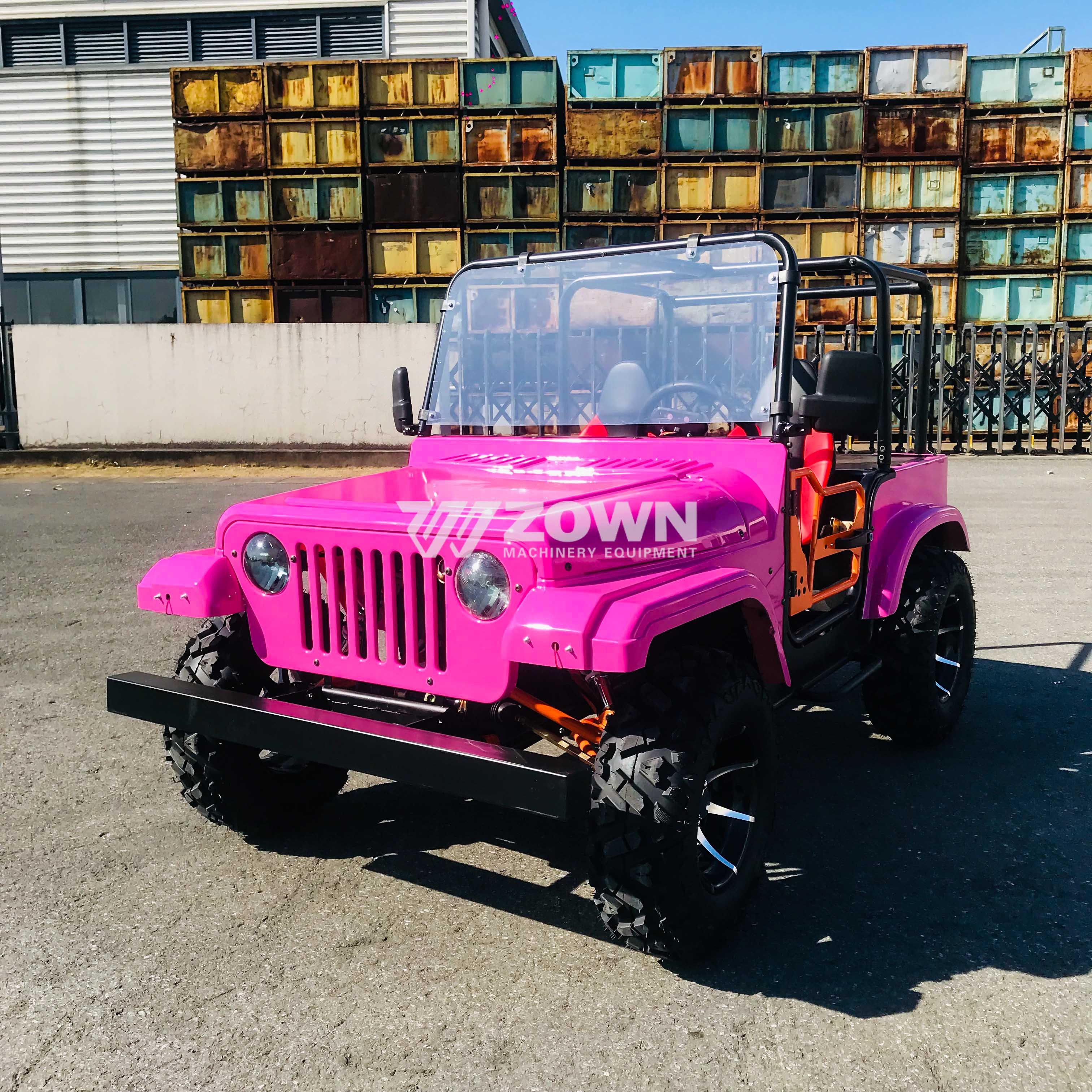 Jeep Car Hot Sale China Mini Jeep High Speed Car 350CC 4 Wheel Drive Sightseeing Classic Cars