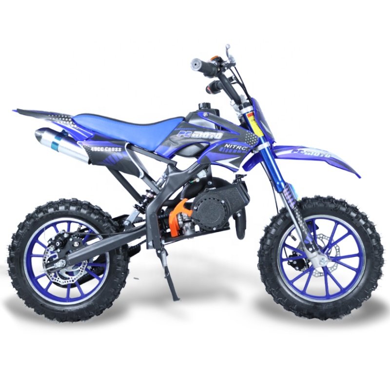Cheap Price Wholesale Gasoline 49cc Dirt Bike Pocket Motocross Hand Pull 2 Stroke Mini Dirt Bike 49cc Off-road Motorcycles
