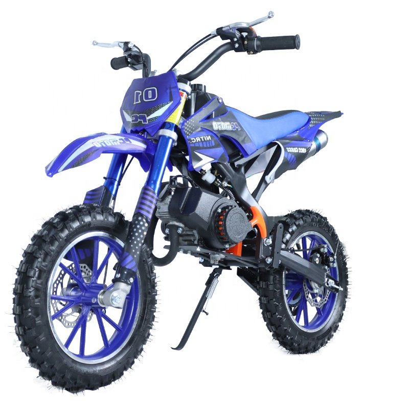 Cheap Price Wholesale Gasoline 49cc Dirt Bike Pocket Motocross Hand Pull 2 Stroke Mini Dirt Bike 49cc Off-road Motorcycles