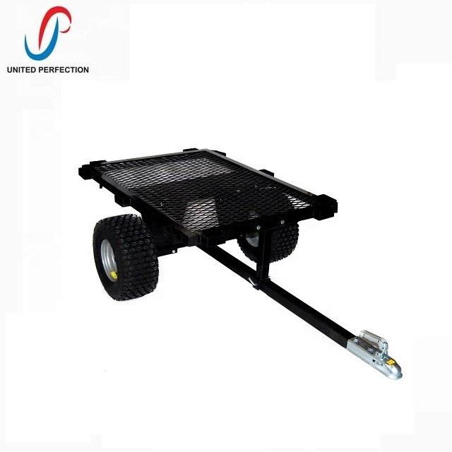 Manufacture all purpose Flatbed ATV Cart ATV/UTV lawn mower trailer Heavy Duty Flat Bed Trailer for sale
