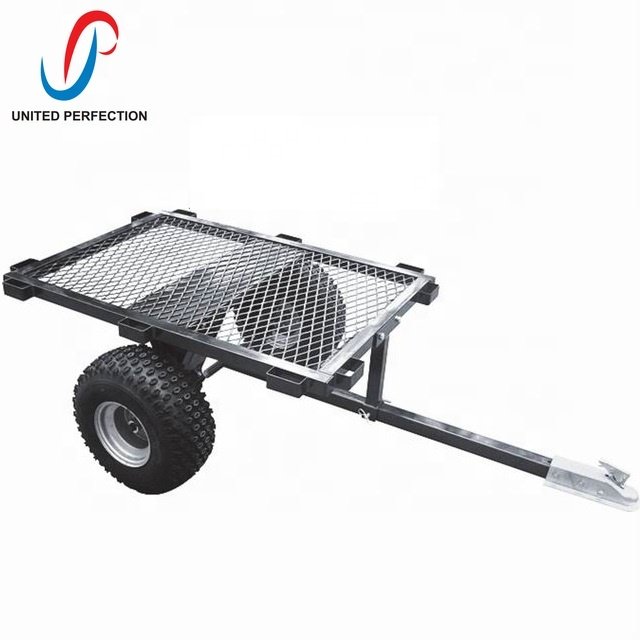 Manufacture all purpose Flatbed ATV Cart ATV/UTV lawn mower trailer Heavy Duty Flat Bed Trailer for sale