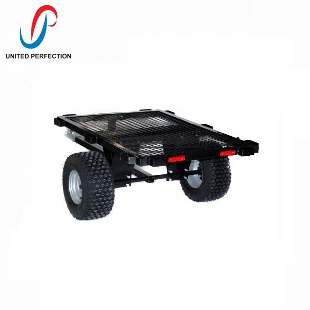 Manufacture all purpose Flatbed ATV Cart ATV/UTV lawn mower trailer Heavy Duty Flat Bed Trailer for sale