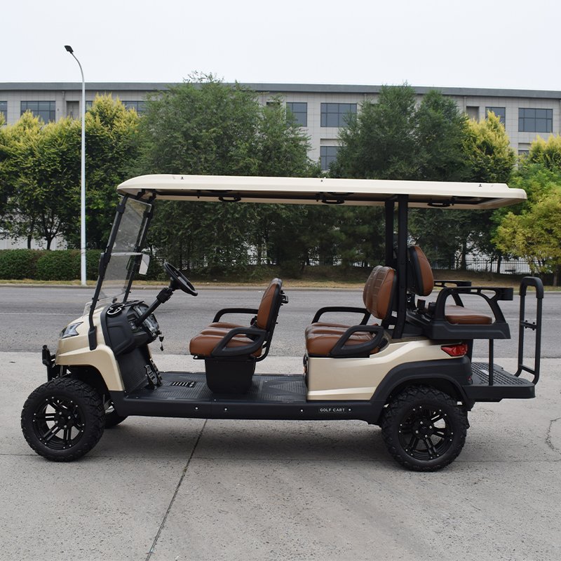 Off-road 2 4 6 Passenger Electric Hunting Lithium Golf Carts New Golf Buggy For Club Car