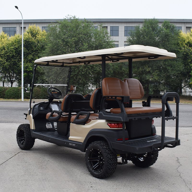 Off-road 2 4 6 Passenger Electric Hunting Lithium Golf Carts New Golf Buggy For Club Car