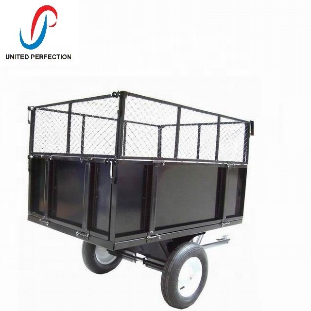 best sale 300 KGS Multi purpose atv tipping trailer Tow Behind atv steel trailer atv quad trailer with Low MOQ