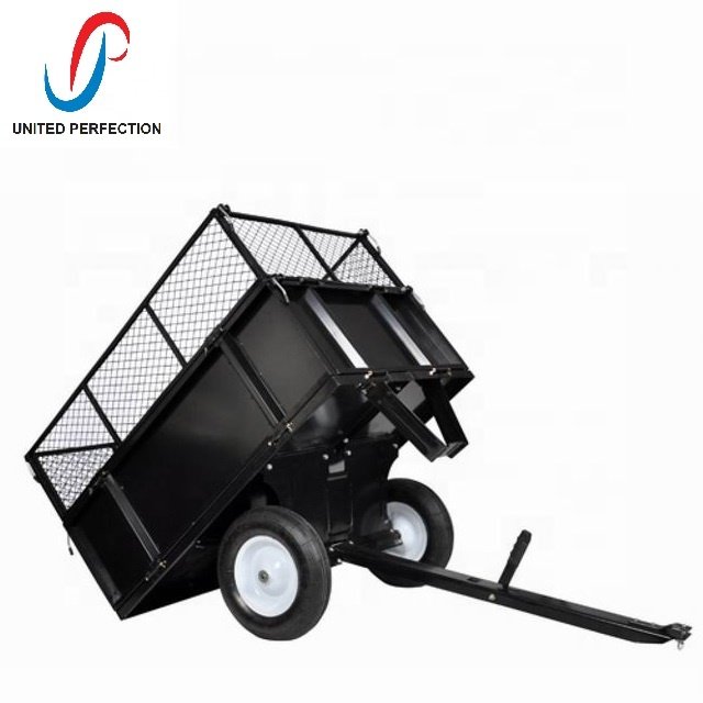 best sale 300 KGS Multi purpose atv tipping trailer Tow Behind atv steel trailer atv quad trailer with Low MOQ