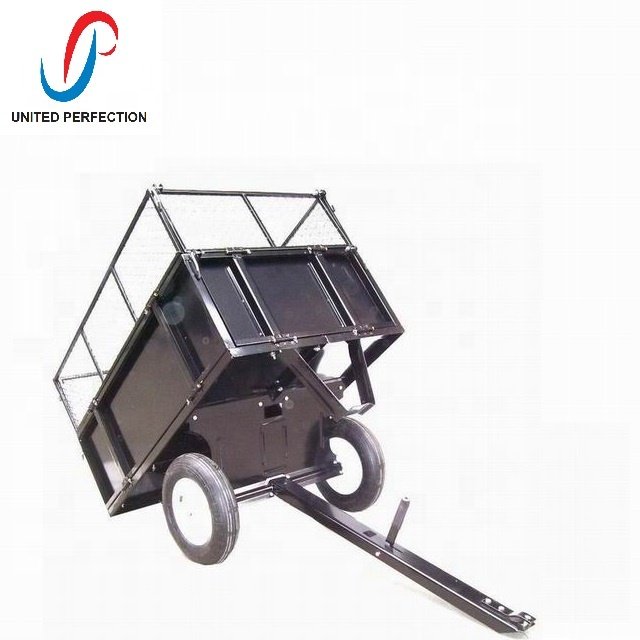 best sale 300 KGS Multi purpose atv tipping trailer Tow Behind atv steel trailer atv quad trailer with Low MOQ