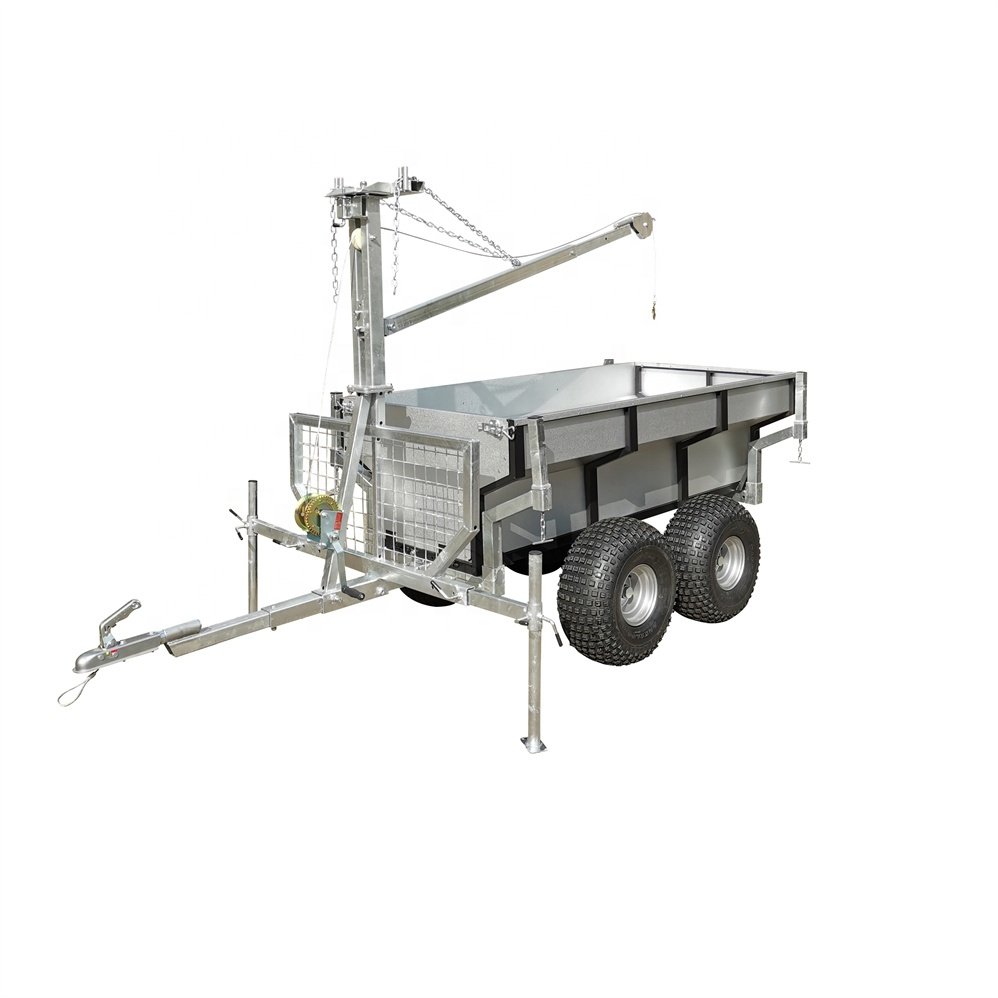 Trailer Factory Made Ultimate Four Wheels Off-Road ATV Dump Trailer