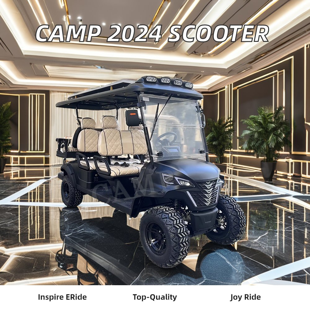 ATV 6 seats electric off road golf carts 48 V/60 V 115 AH lithium battery support customization DOT snow pass buggy