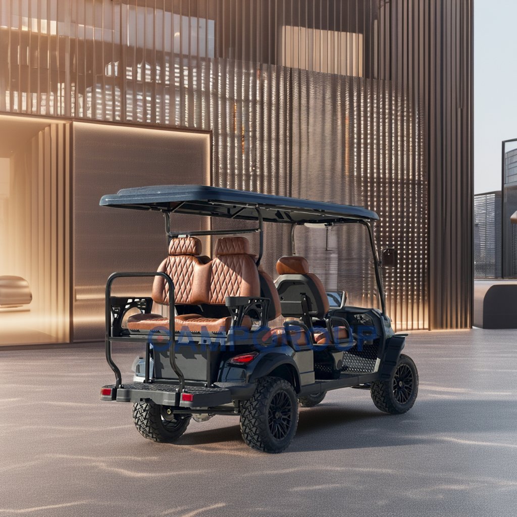 ATV 6 seats electric off road golf carts 48 V/60 V 115 AH lithium battery support customization DOT snow pass buggy