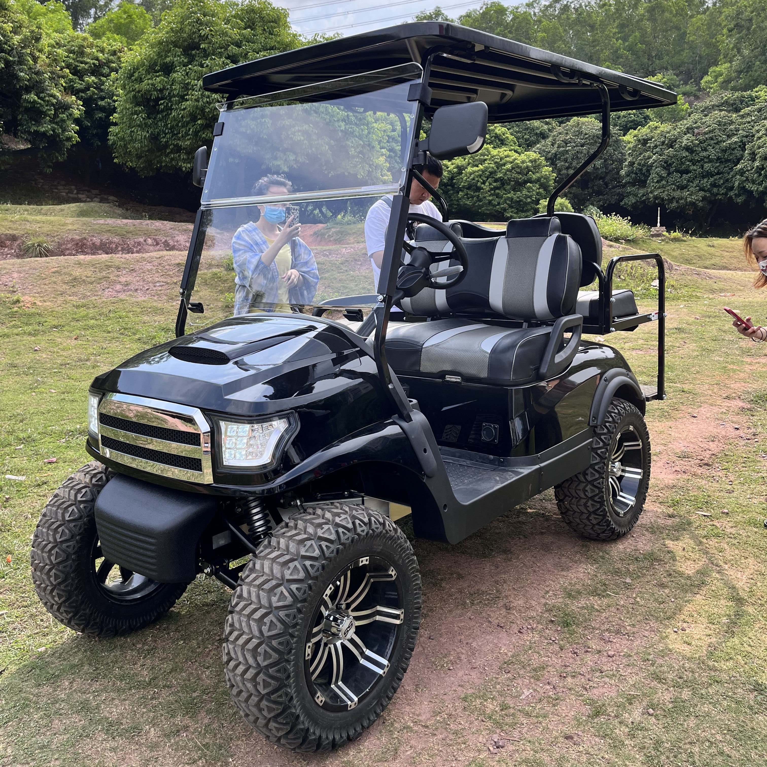 Factory outlet lithium gulf rims and tires atvs & utvs 4 6 seater beach battery golf car electric golf cart for sale