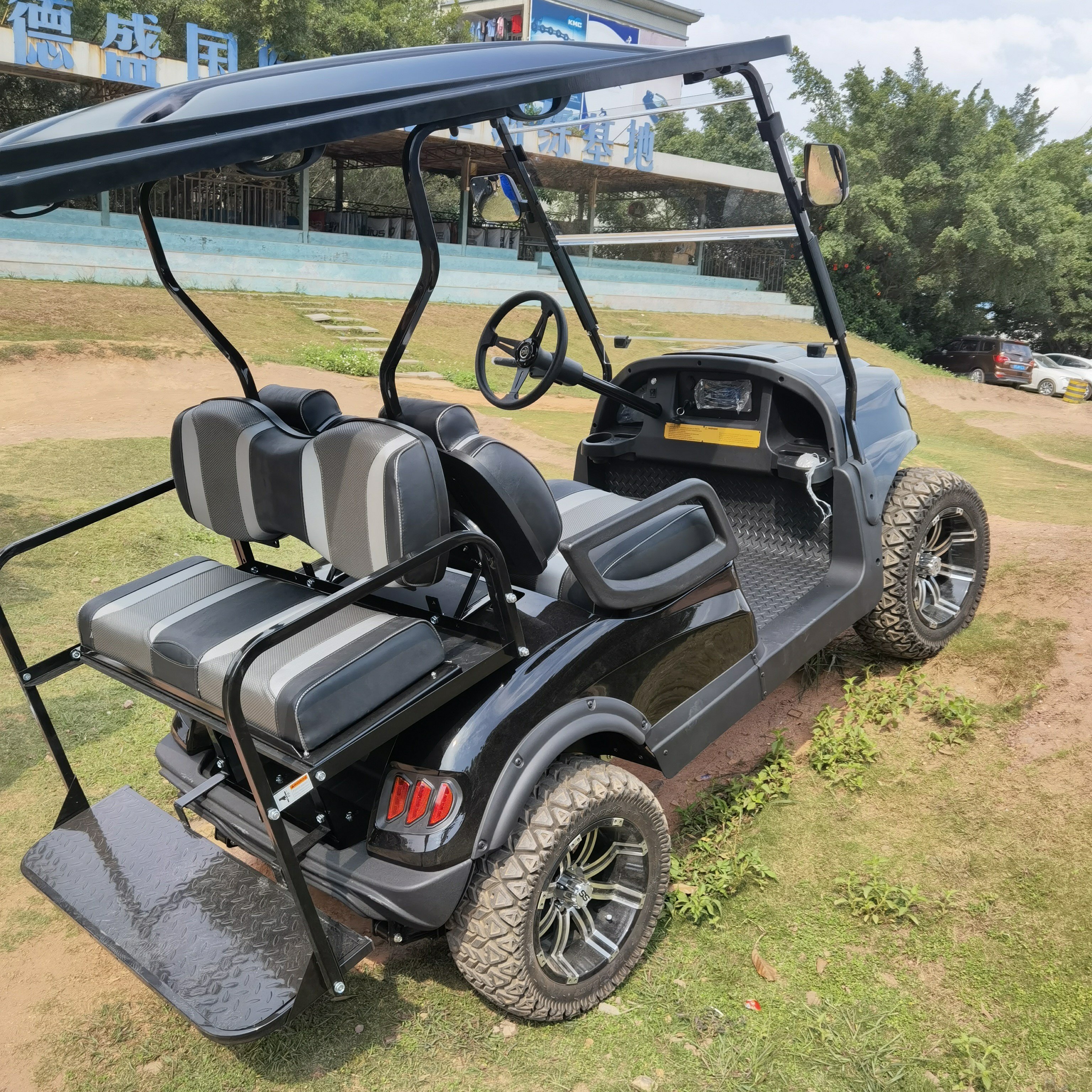 Factory outlet lithium gulf rims and tires atvs & utvs 4 6 seater beach battery golf car electric golf cart for sale