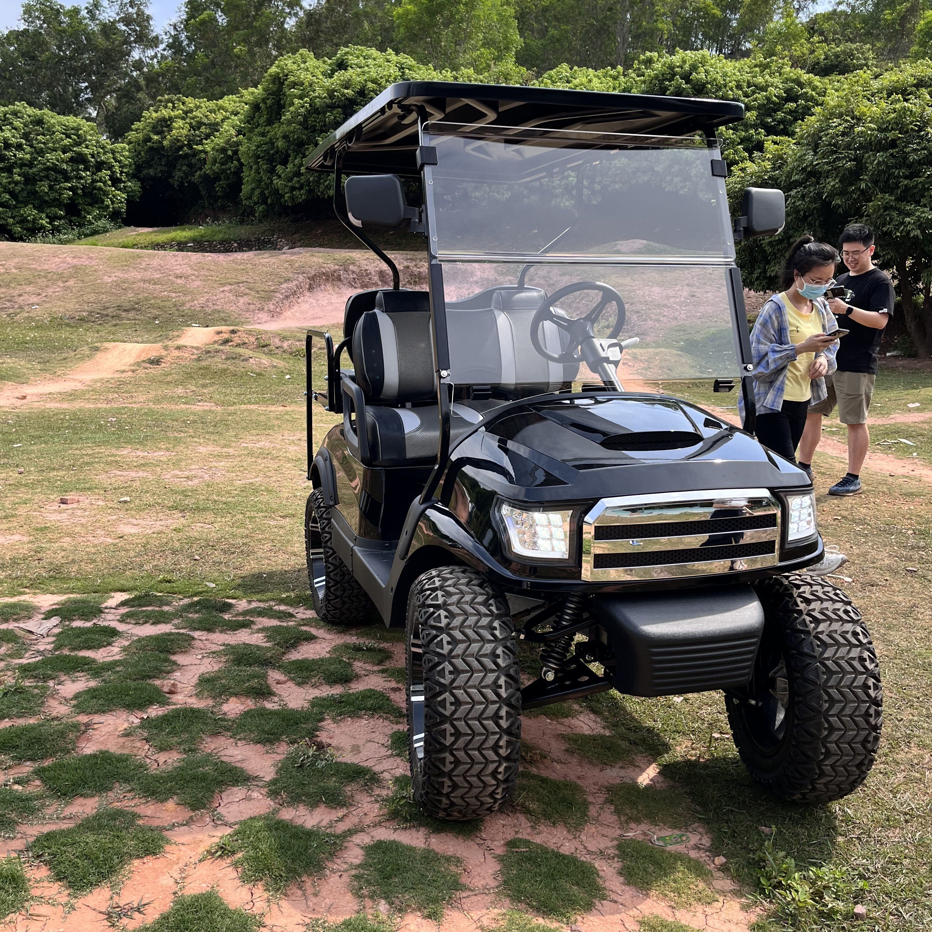 Factory outlet lithium gulf rims and tires atvs & utvs 4 6 seater beach battery golf car electric golf cart for sale