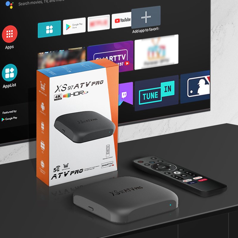 Tv Box Android 12 ATV H618 With BT Voice Remote Control 5G Wifi 4k 4GB 32GB Smart Tv Android Box Set-Top Box