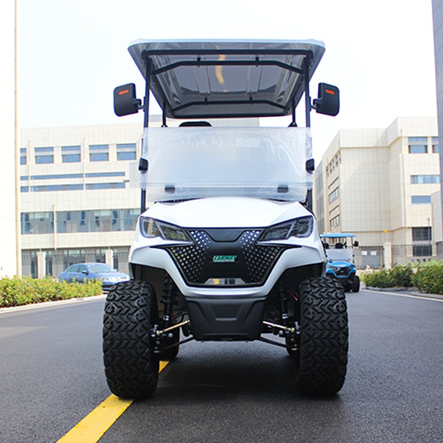 4 Person 72v Electric Lifted 2+2 Club Golf Cart Off Road Buggy With Lithium Battery