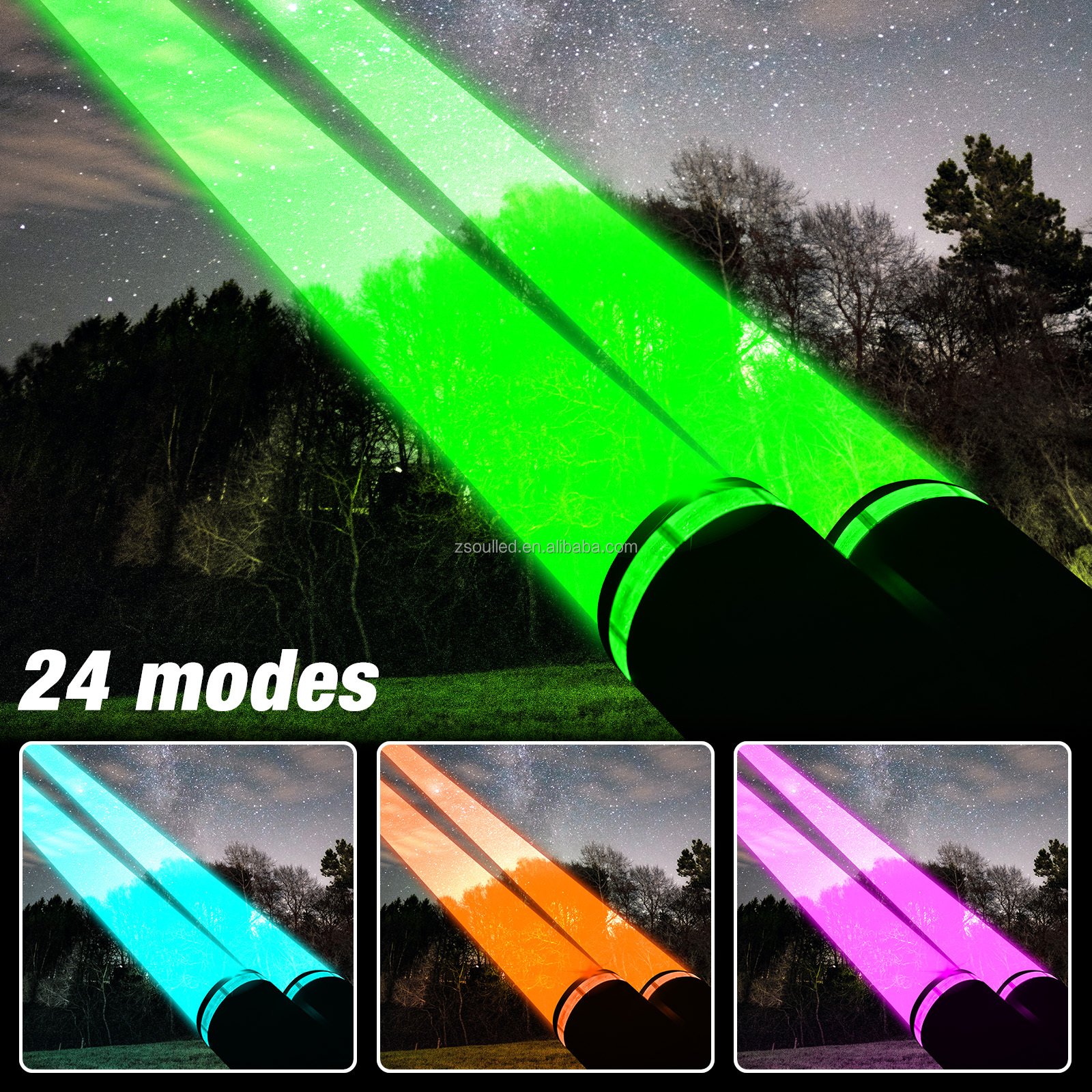 Super Bright RGBW LED Laser Whip Light with Rocker Switch Remote and APP control Led Whip Light 12-24V for ATV UTV Off Road