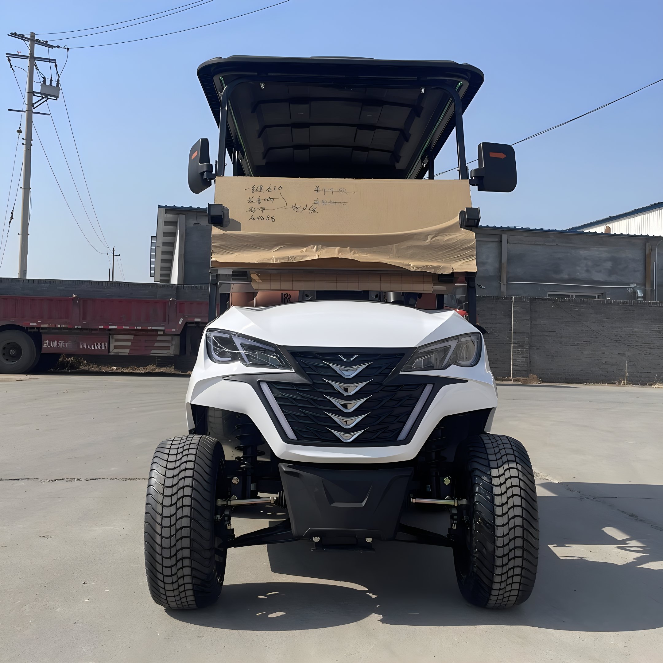 2024 New Mini Electric Golf Cart with 4+2 Seats EEC/DOT Certified 8-Passenger Buggy Club Car